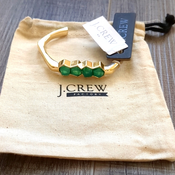 J. Crew Factory Jewelry - NWT J Crew Factory Gold Cuff Bracelet